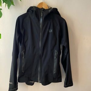 Lightly worn soft-shell jacket